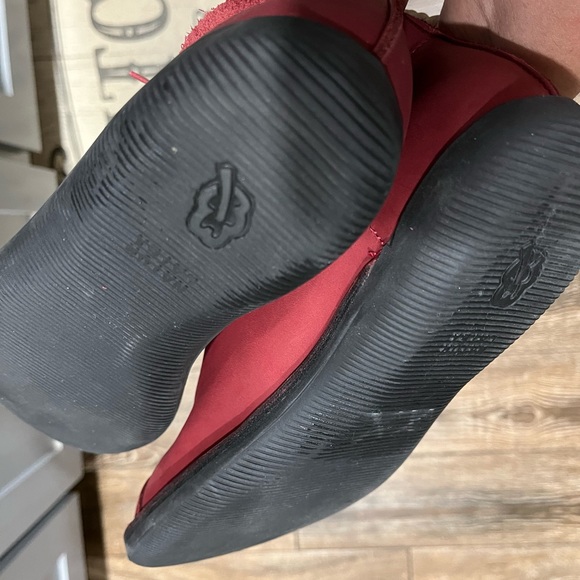 Loints of Holland Rosa lipstick red ankle bootie - Picture 13 of 15